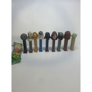 Vintage Star Wars Pez Dispensers (Lot Of 10)